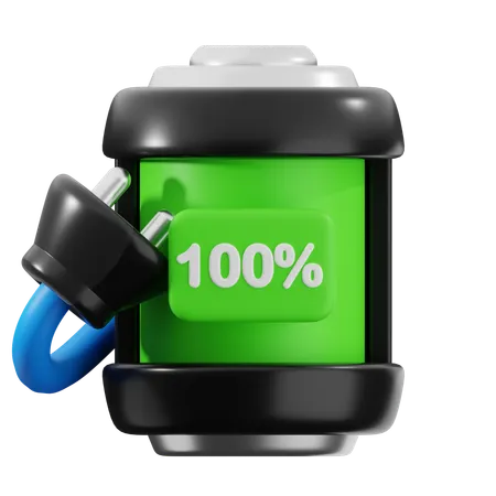 100 Percent Battery  3D Icon