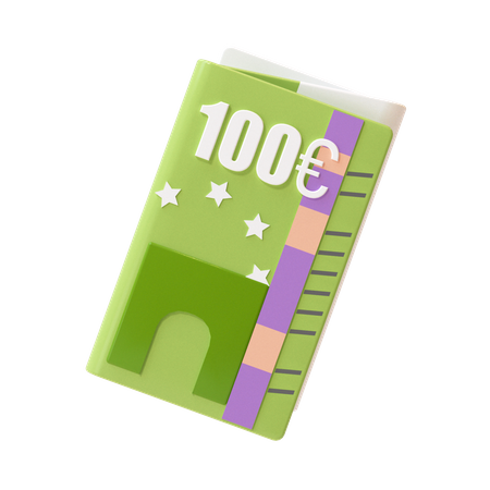 100 Pound Note  3D Icon