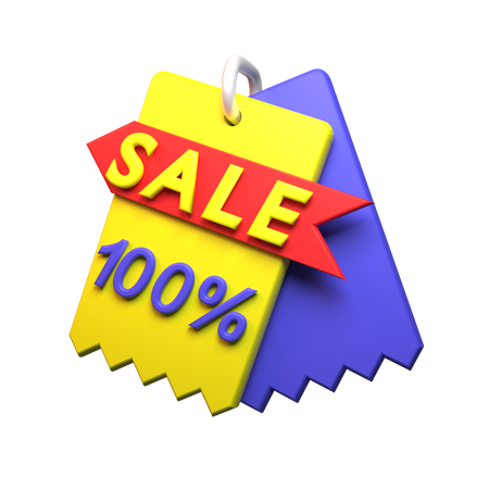 100% de réduction  3D Icon