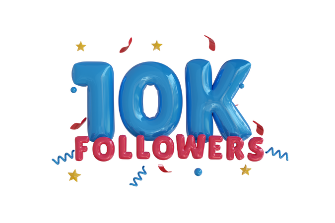10.000  3D Icon