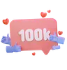 100K Love Like Followers
