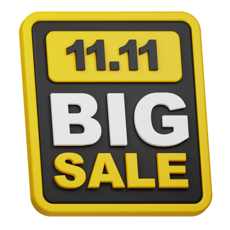 11 11 gran venta  3D Icon