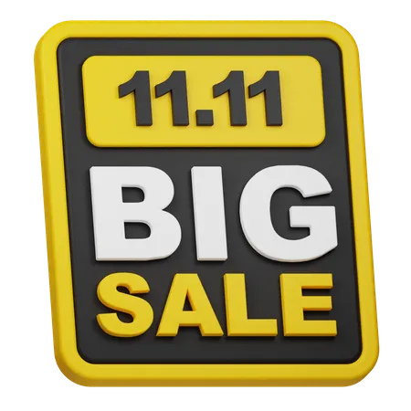 11 11 gran venta  3D Icon