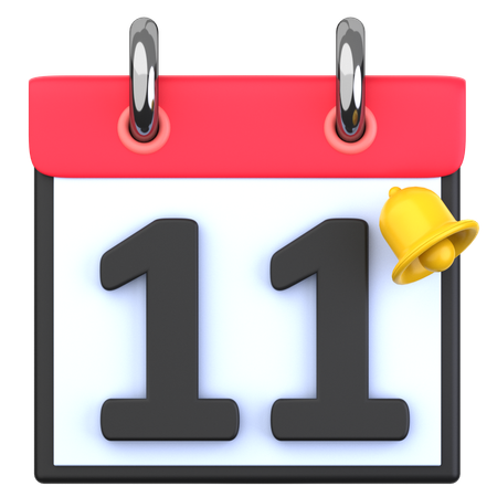11 data  3D Icon