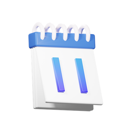 11 data  3D Icon