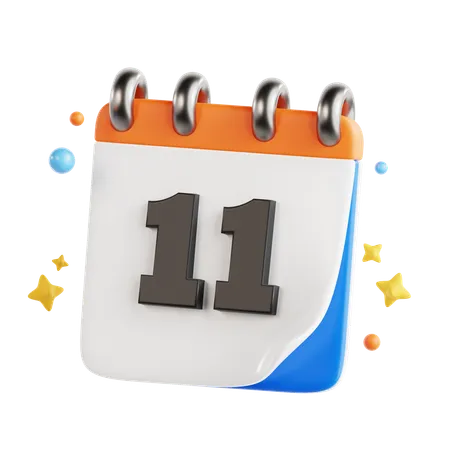 11日  3D Icon