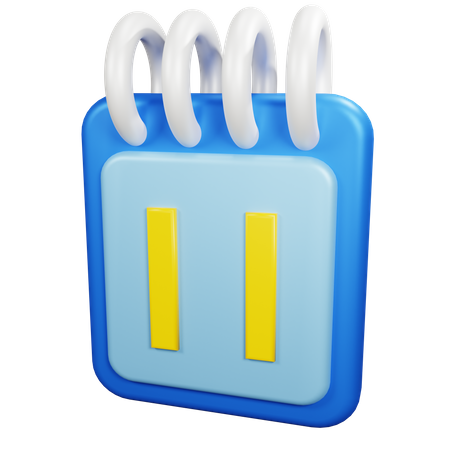 11 Date  3D Icon