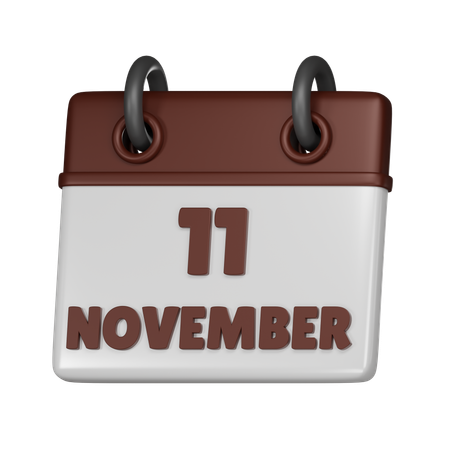 11 de novembro  3D Icon