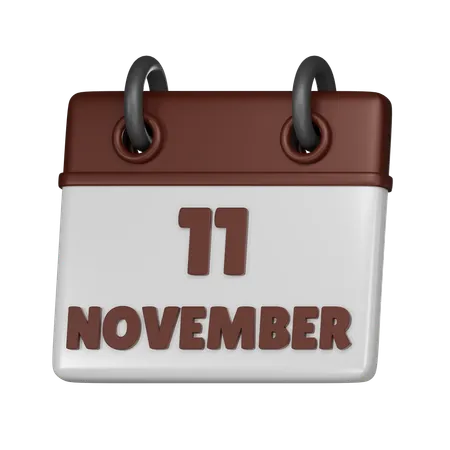 11 de novembro  3D Icon