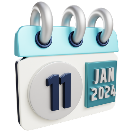 11 de enero de 2024  3D Icon