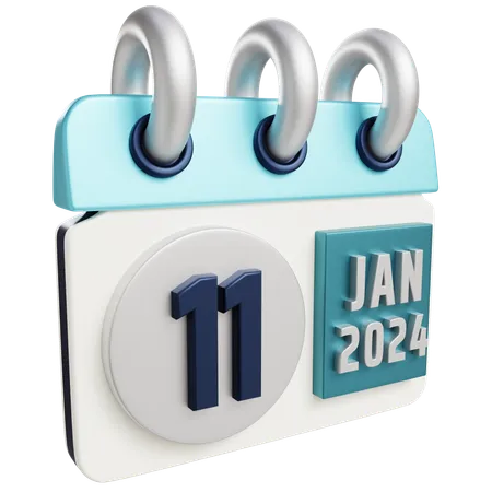 11 de enero de 2024  3D Icon