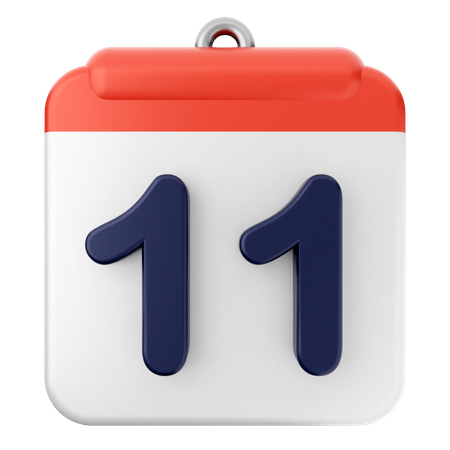 11. Kalender  3D Icon