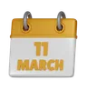 11 March