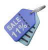11% Sale Tag