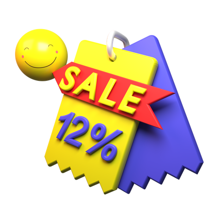 12% Discount  3D Icon