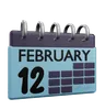 12 February Calender