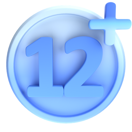 12 mais  3D Icon