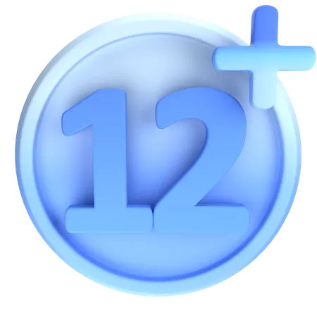 12 mais  3D Icon