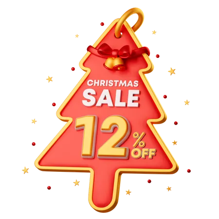12 Percentage Special Offer  3D Icon