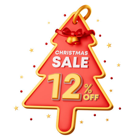 12 Percentage Special Offer  3D Icon
