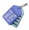12% Sale Tag