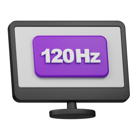 Frecuencia de actualización de 120 Hz  3D Icon