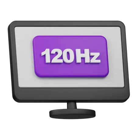 Frecuencia de actualización de 120 Hz  3D Icon