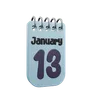 13 January Calender