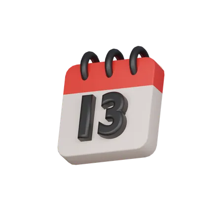 13 le treizième jour  3D Icon