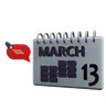 13 March Calender