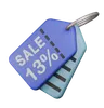 13% Sale Tag