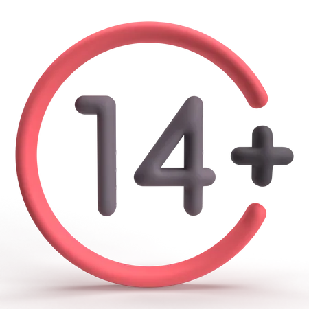 14+  3D Icon