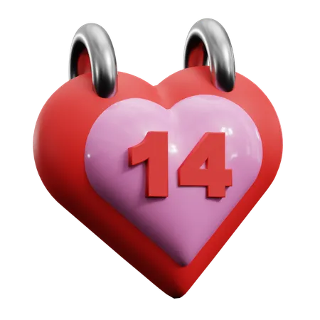 14 data  3D Icon