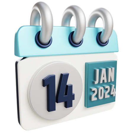 14 de enero de 2024  3D Icon