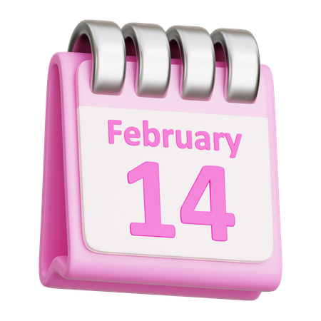 14 Feb  3D Icon