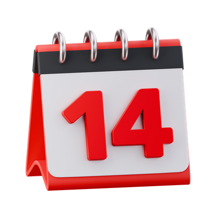 14 février  3D Icon