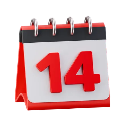 14 février  3D Icon