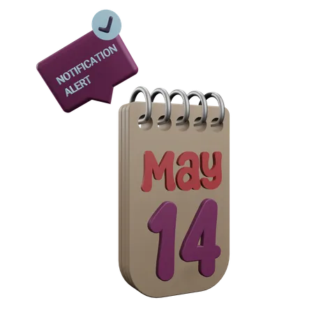 14 may  3D Icon