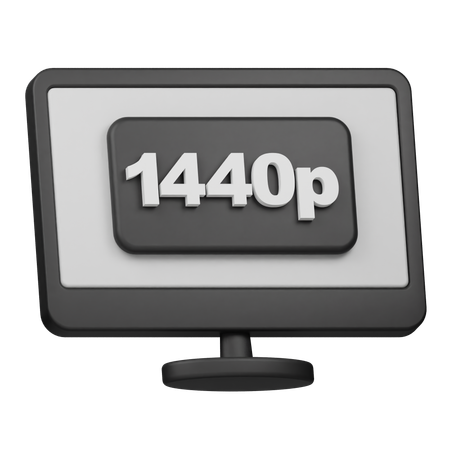 1440p Auflösung  3D Icon