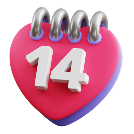 14ème calendrier de la Saint-Valentin  3D Icon