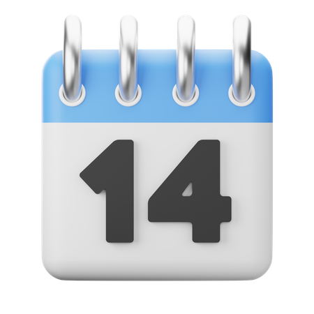 14th-Fourteenth  3D Icon