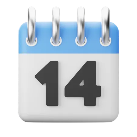 14th-Fourteenth  3D Icon