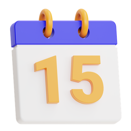 15 data  3D Icon