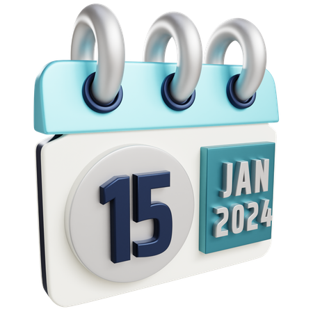 15 de janeiro de 2024  3D Icon