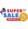 15 Percent Super Sale
