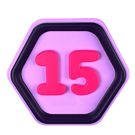 15 Speed  3D Icon