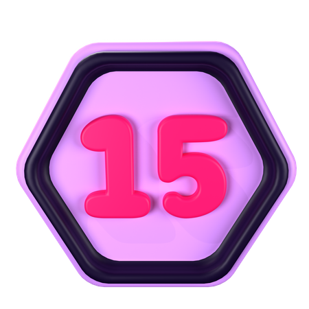 15 vitesses  3D Icon