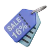 16% Sale Tag