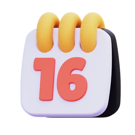 16 septembre  3D Icon