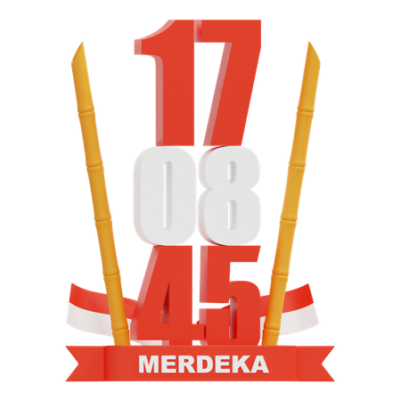 17 08 45 Independence  3D Icon